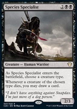 Species Specialist 