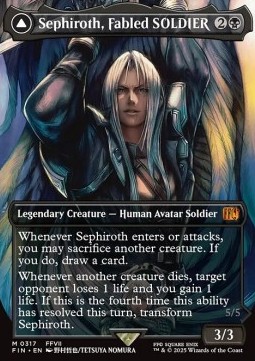 Sephiroth Fabled SOLDIER Sephiroth One Winged Angel (V.1) 