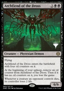 Archfiend of the Dross (V.2) - Phyrexia All Will Be One Promos 