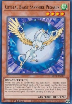Crystal Beast Sapphire Pegasus 