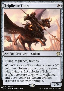 Triplicate Titan - Secret Lair Commander Deck From Cute to Brute 