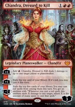 Chandra Dressed to Kill - Innistrad Crimson Vow Extras 