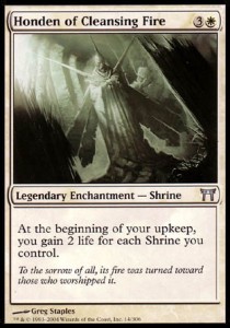 Honden of Cleansing Fire - Champions of Kamigawa 