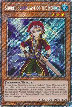 Shurit Strategist of the Nekroz (V.1 Platinum Secret Rare) 