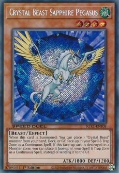 Crystal Beast Sapphire Pegasus (V.2 - Secret Rare) 