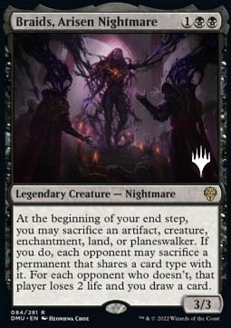 Braids Arisen Nightmare (V.2) - Dominaria United Promos 