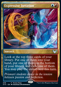 Expressive Iteration - Strixhaven School of Mages Promos 