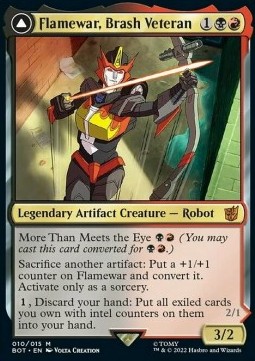 Flamewar, Brash Veteran (V.1) 