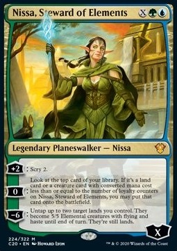 Nissa Steward of Elements - Commander Ikoria 