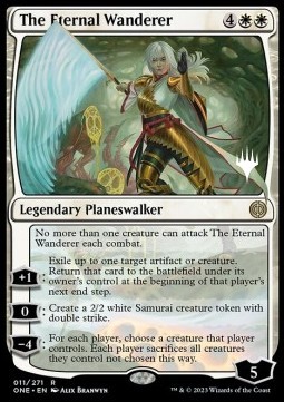 The Eternal Wanderer (V.2) - Phyrexia All Will Be One Promos 