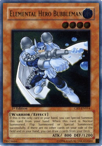 Elemental HERO Bubbleman (V.2 - Ultimate Rare) 