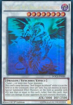 Scarlight Red Dragon Archfiend (V.3 - Ghost Rare) 