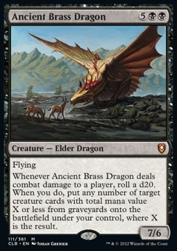 Ancient Brass Dragon - Commander Legends Battle for Baldurs Gate