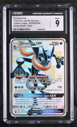 Greninja GX - HIF 56 - German - CGC 9 
