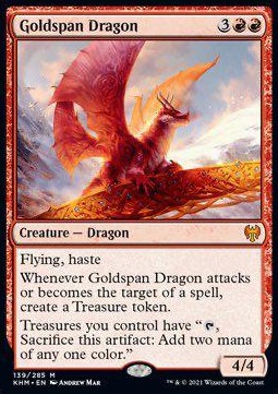 Goldspan Dragon - Kaldheim 