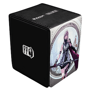 Magic The Gathering FINAL FANTASY Lightning Army of One Alcove Flip Deck Box 