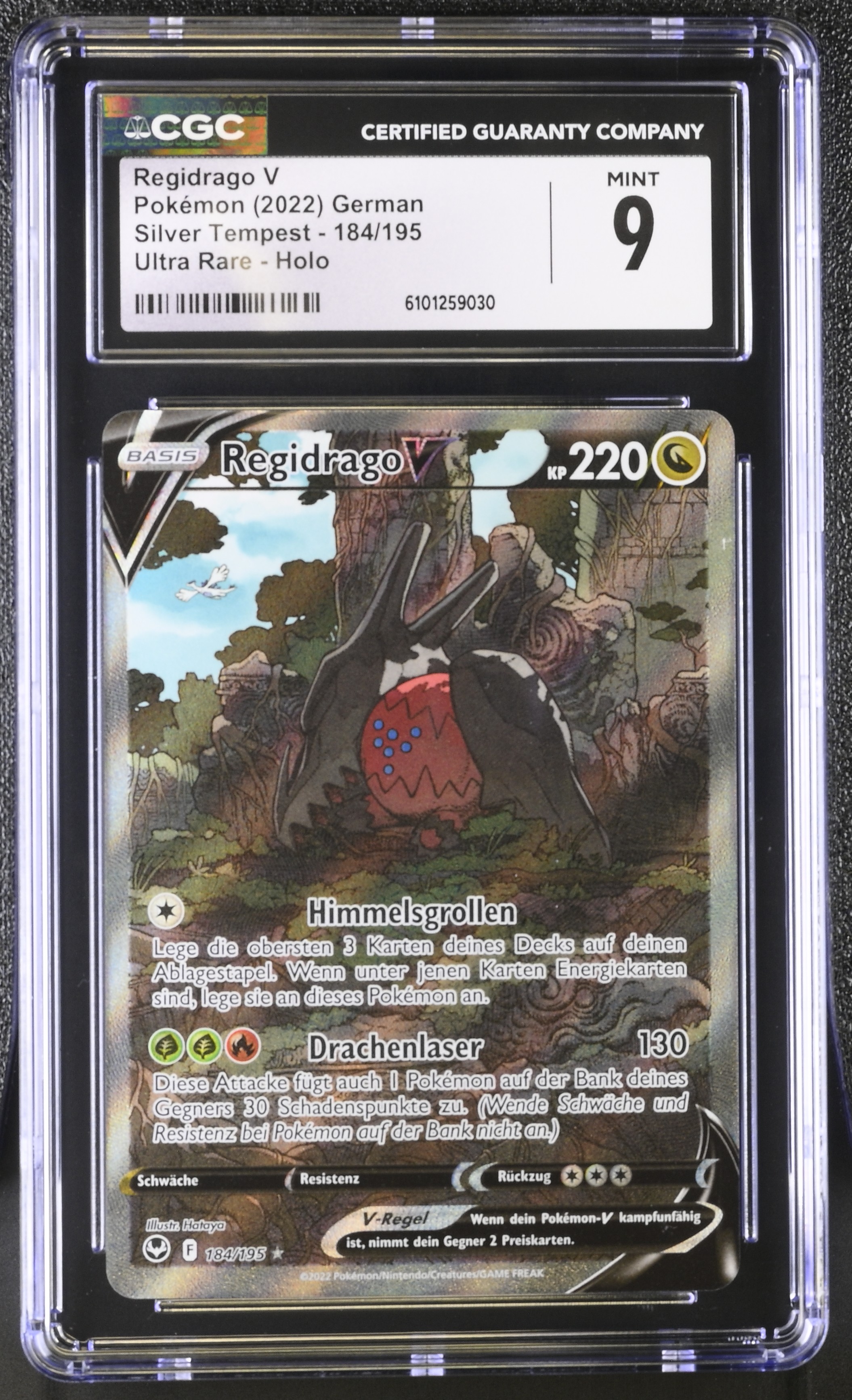 Regidrago V - SIT 184 - German - CGC 9 