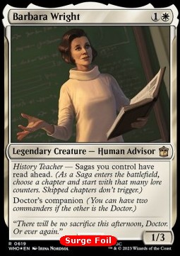 Barbara Wright (V.2) - Universes Beyond Doctor Who Extras 