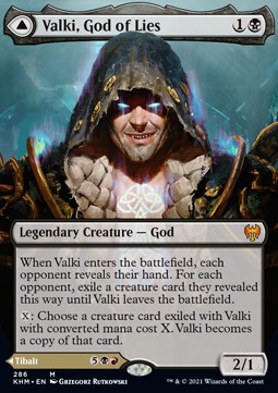 Valki God of Lies Tibalt Cosmic Impostor (V.1) - Kaldheim Extras 