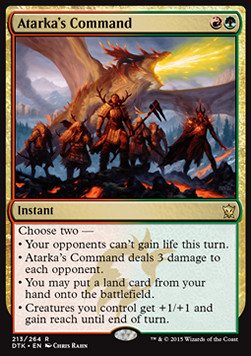 Atarkas Command - Dragons of Tarkir 