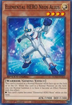 Elemental HERO Neos Alius (V.1 Common) 