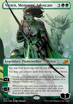 Vivien Monsters Advocate - Ikoria Lair of Behemoths Extras 