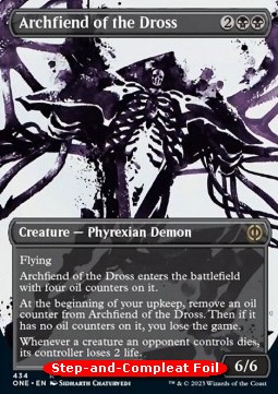Archfiend of the Dross (V.2) - Phyrexia All Will Be One Extras 