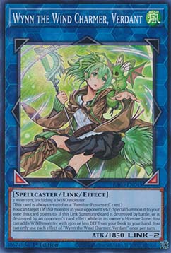Wynn the Wind Charmer Verdant (V.1 Super Rare) 