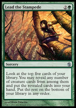 Lead the Stampede - Mirrodin Besieged 