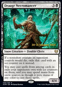Draugr Necromancer (V.1) - Kaldheim Promos 