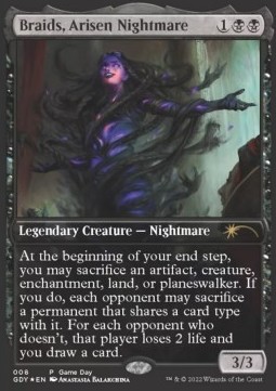 Braids Arisen Nightmare - Game Day Promos 