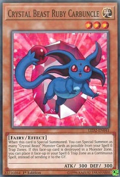 Crystal Beast Ruby Carbuncle 
