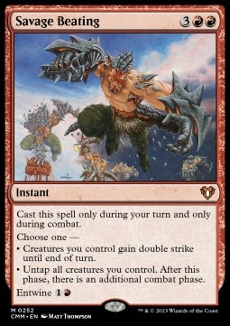 Savage Beating - Commander Masters 