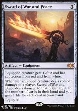 Sword of War and Peace - The List 