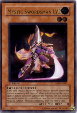 Mystic Swordsman LV2 (V.2 - Ultimate Rare) 