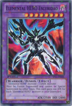 Elemental HERO Escuridao (V.2 - Starfoil Rare) 