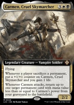 Carmen Cruel Skymarcher - Commander The Lost Caverns of Ixalan Extras 