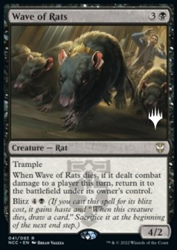 Wave of Rats - Commander Streets of New Capenna Extras 