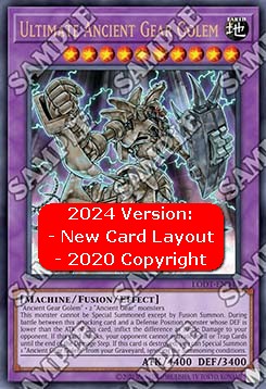 Ultimate Ancient Gear Golem (V.2 Ultra Rare) 