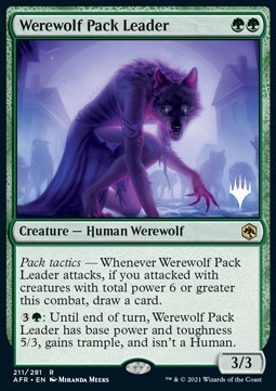 Werewolf Pack Leader (V.2) - Adventures in the Forgotten Realms Promos