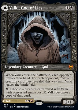 Valki God of Lies Tibalt Cosmic Impostor (V.2) - Kaldheim Extras 
