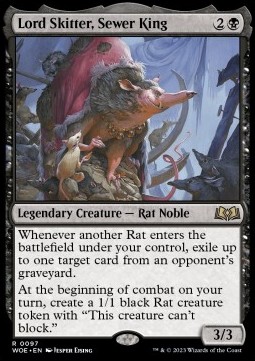 Lord Skitter Sewer King - Wilds of Eldraine 