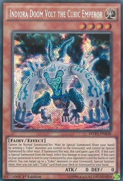 Indiora Doom Volt the Cubic Emperor (V.3 - Secret Rare) 