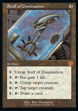 Staff of Domination (V.1) - Retro Frame Artifacts 