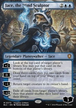 Jace the Mind Sculptor (V.1) - Commander Bloomburrow Extras 