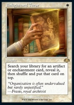 Enlightened Tutor (V.1) - Dominaria Remastered Extras 