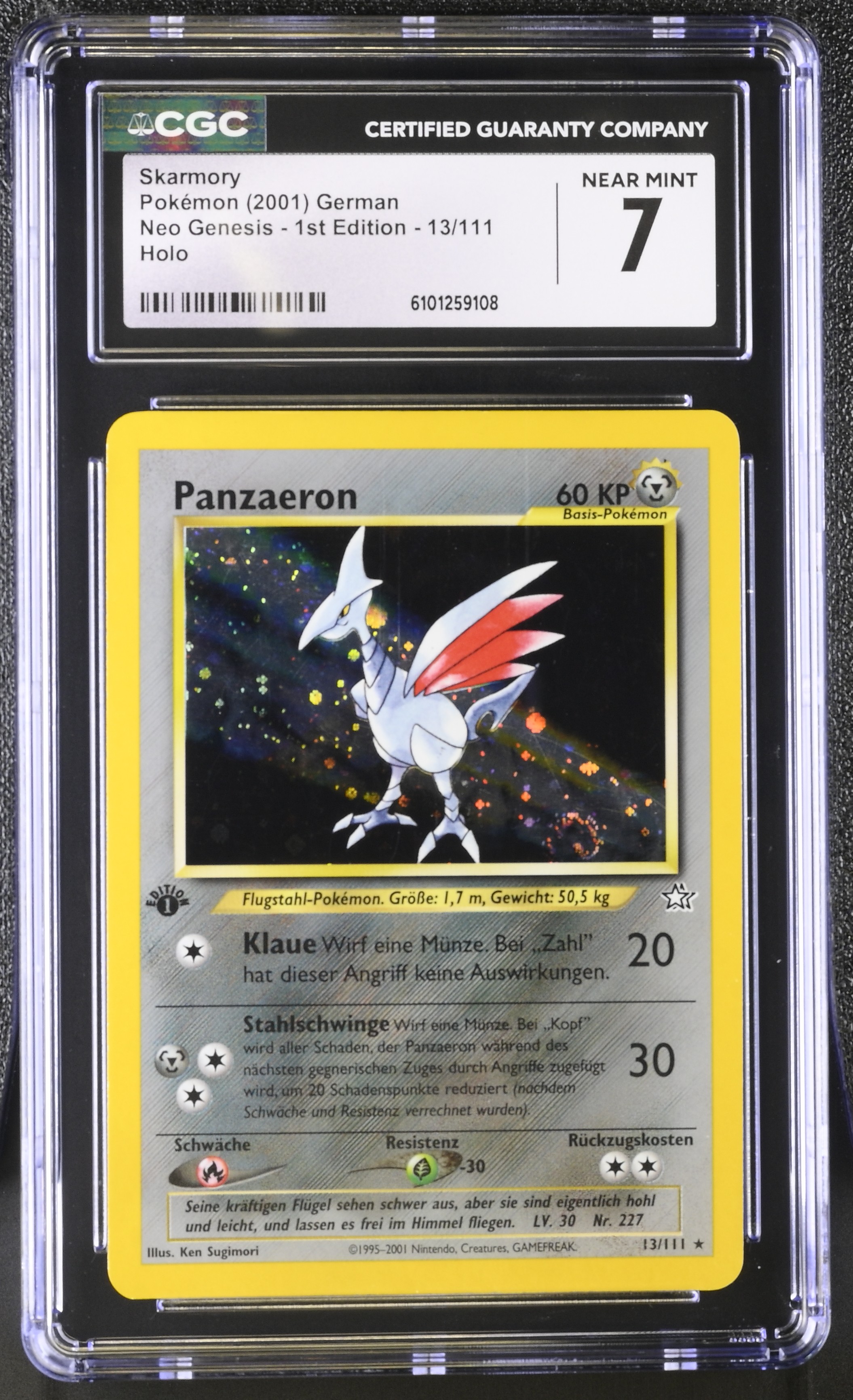 Skarmory - NG 13 - German - CGC 7 
