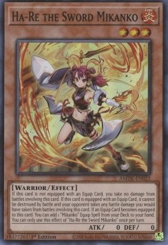 Ha-Re the Sword Mikanko (V.1 - Super Rare) 