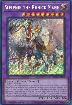 Sleipnir the Runick Mane (V.1 - Secret Rare) 