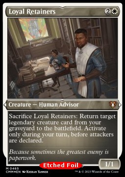 Loyal Retainers - Commander Masters Extras 